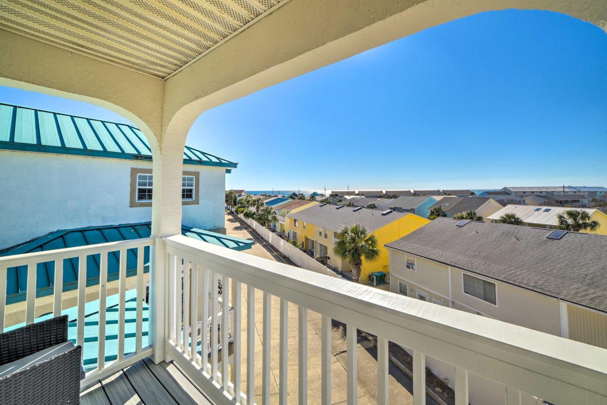 Sunny Pcb Home With Balcony Steps To The Beach! Panama Stadt Exterior foto